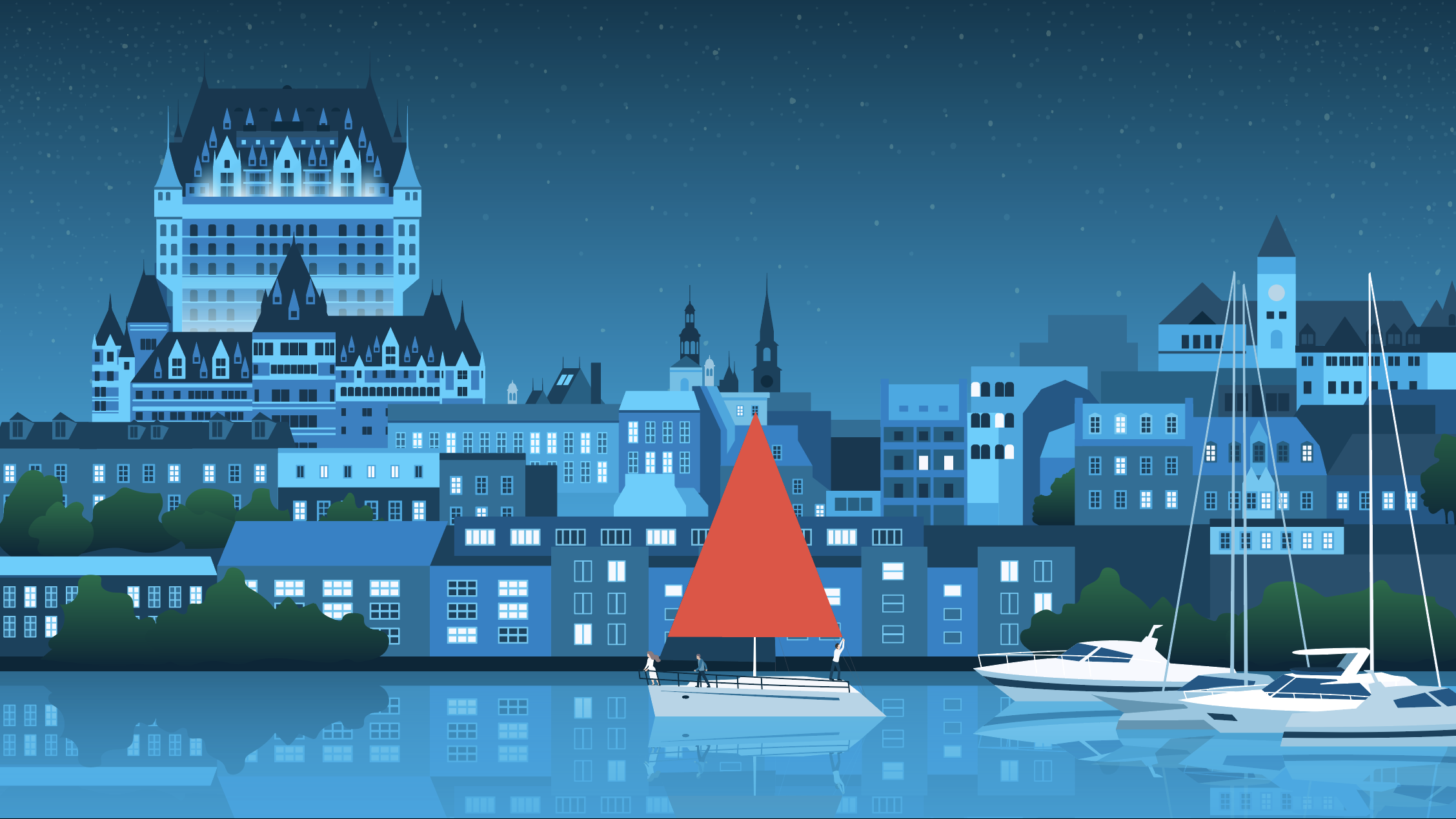 Elevate Quebec City Hero Illustration 2