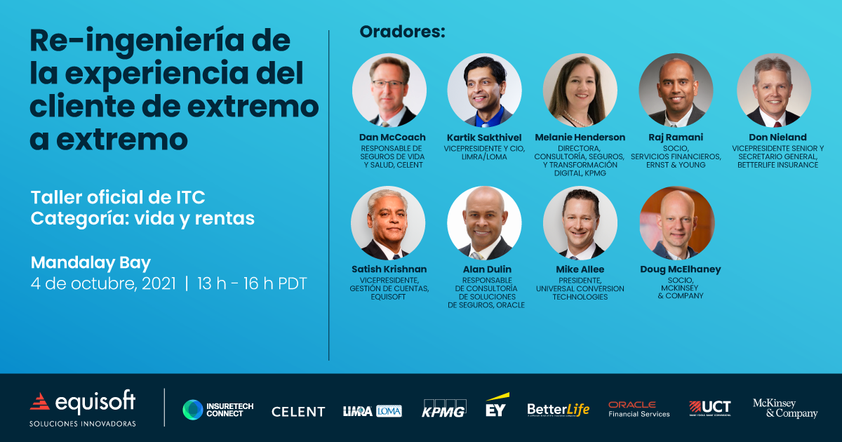 Insure Tech Connect Equisoft organizará un Foro de aceleración digital para ayudar a las aseguradoras a rediseñar la experiencia de cliente de extremo a extremo Final