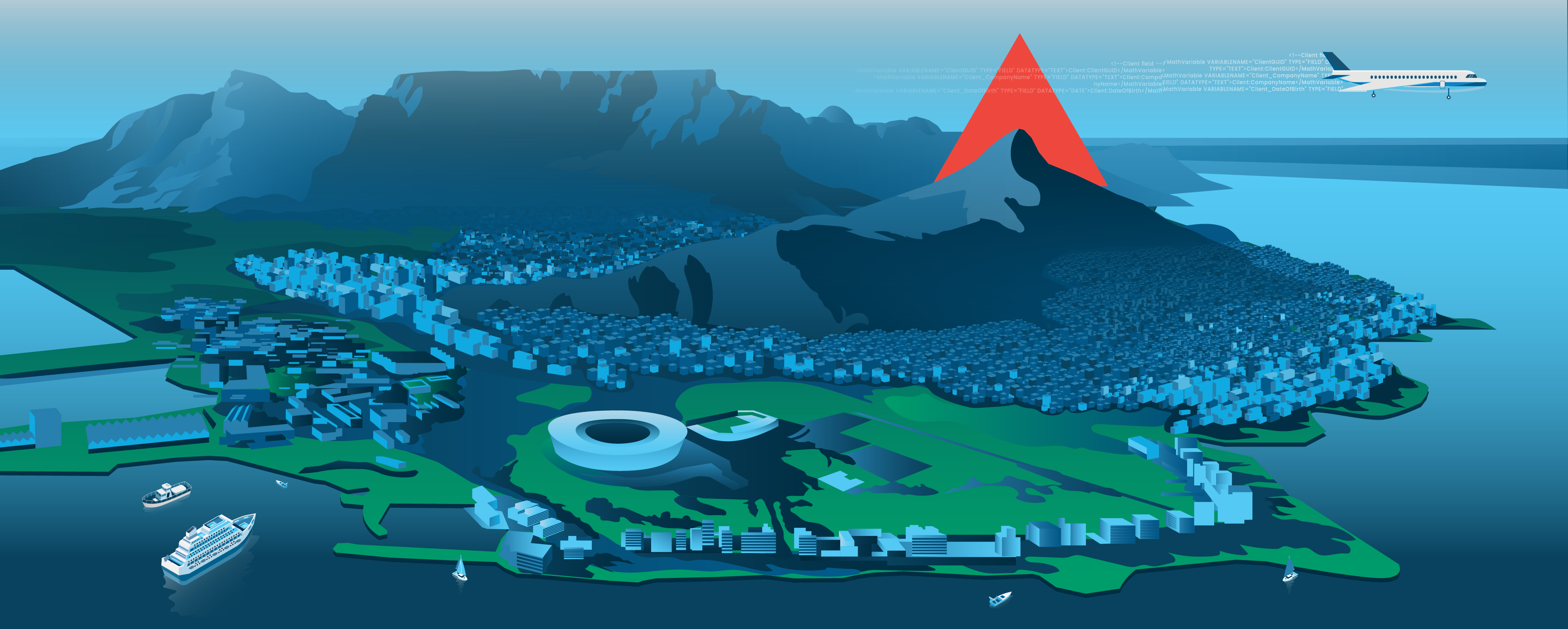 Hero illustration africa