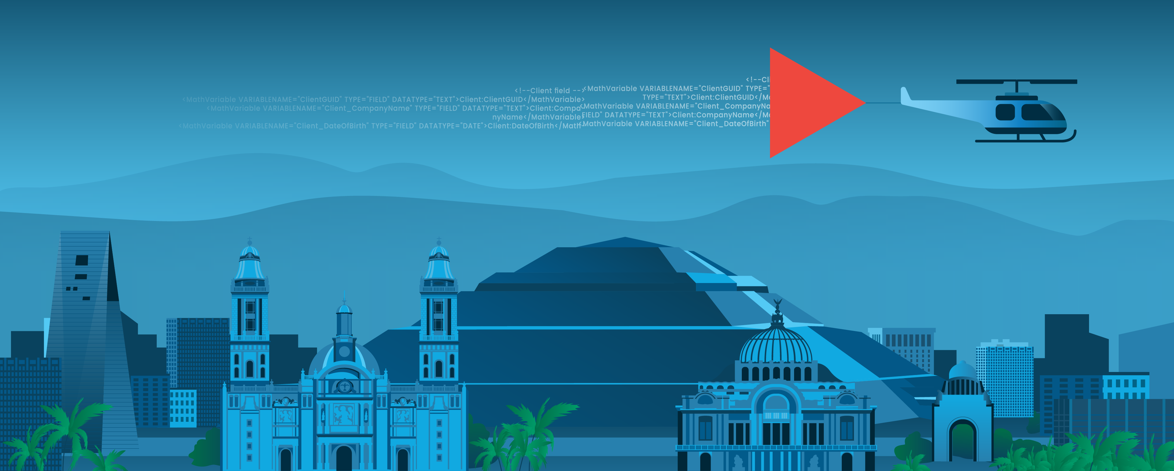 Hero illustration mexico