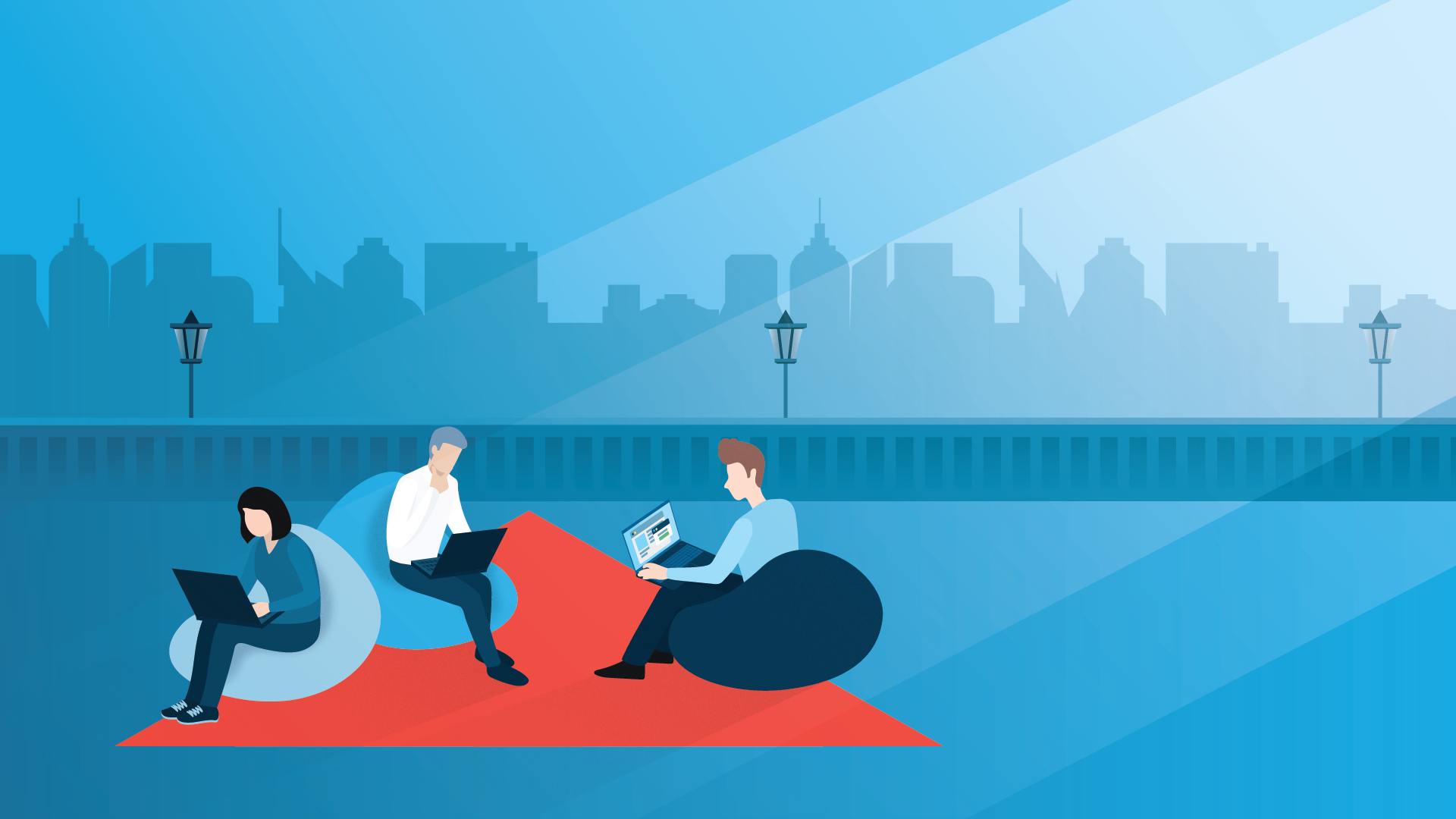 Rooftop Working Team 1920x1080