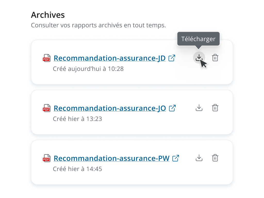 Lifeguide document FR
