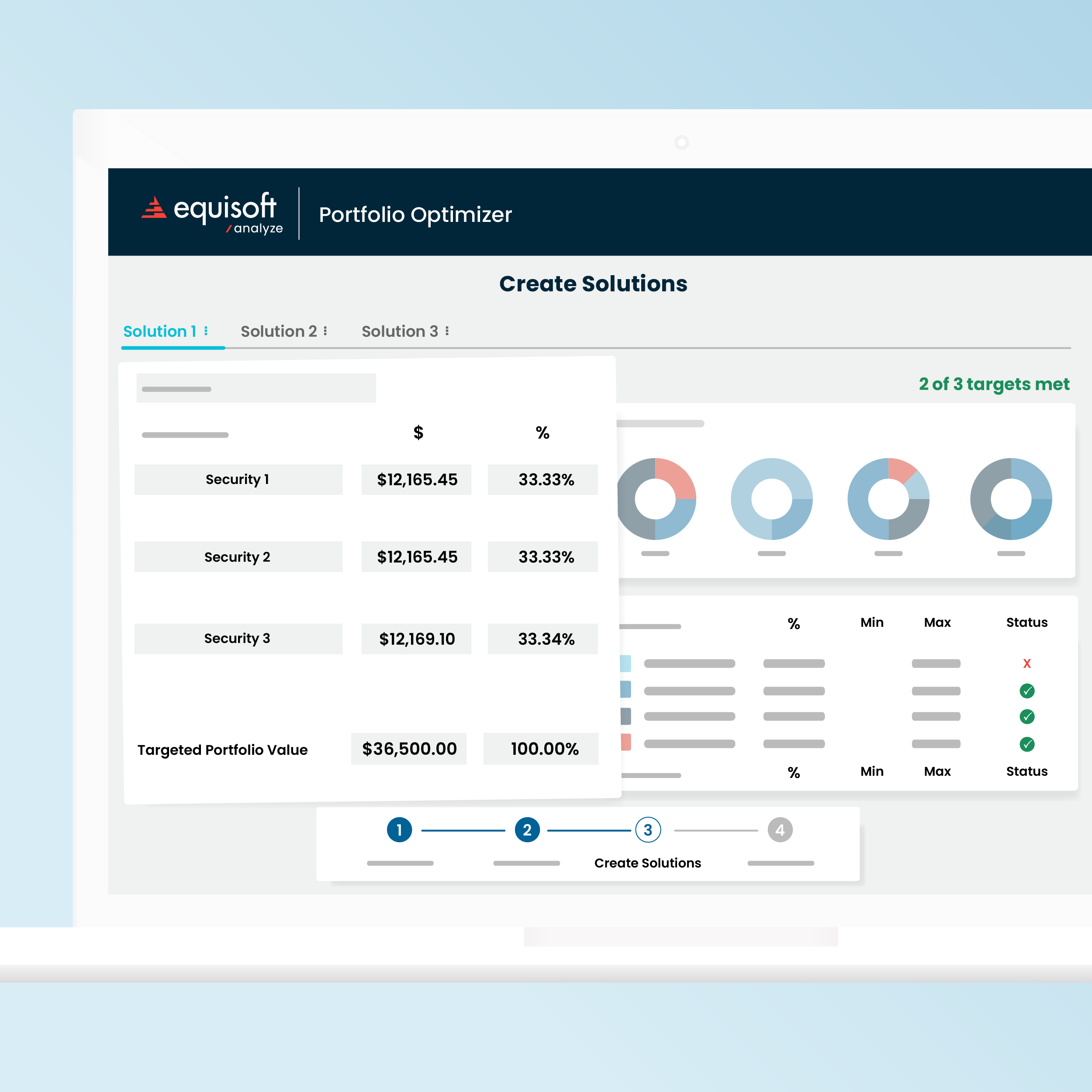 Equisoft analyze create solutions