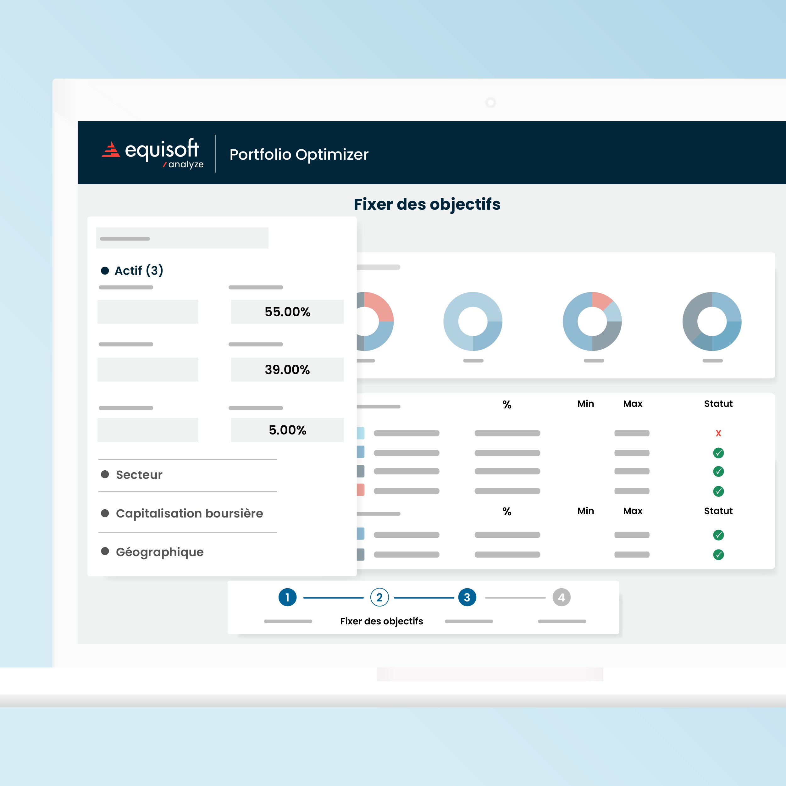 Equisoft analyze set targets FR