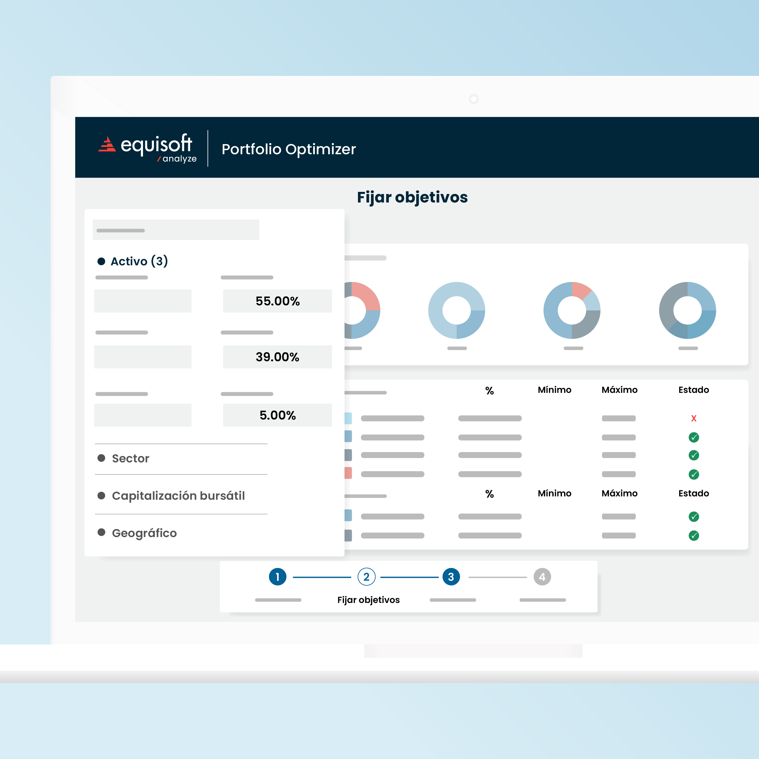 Equisoft analyze set targets SP