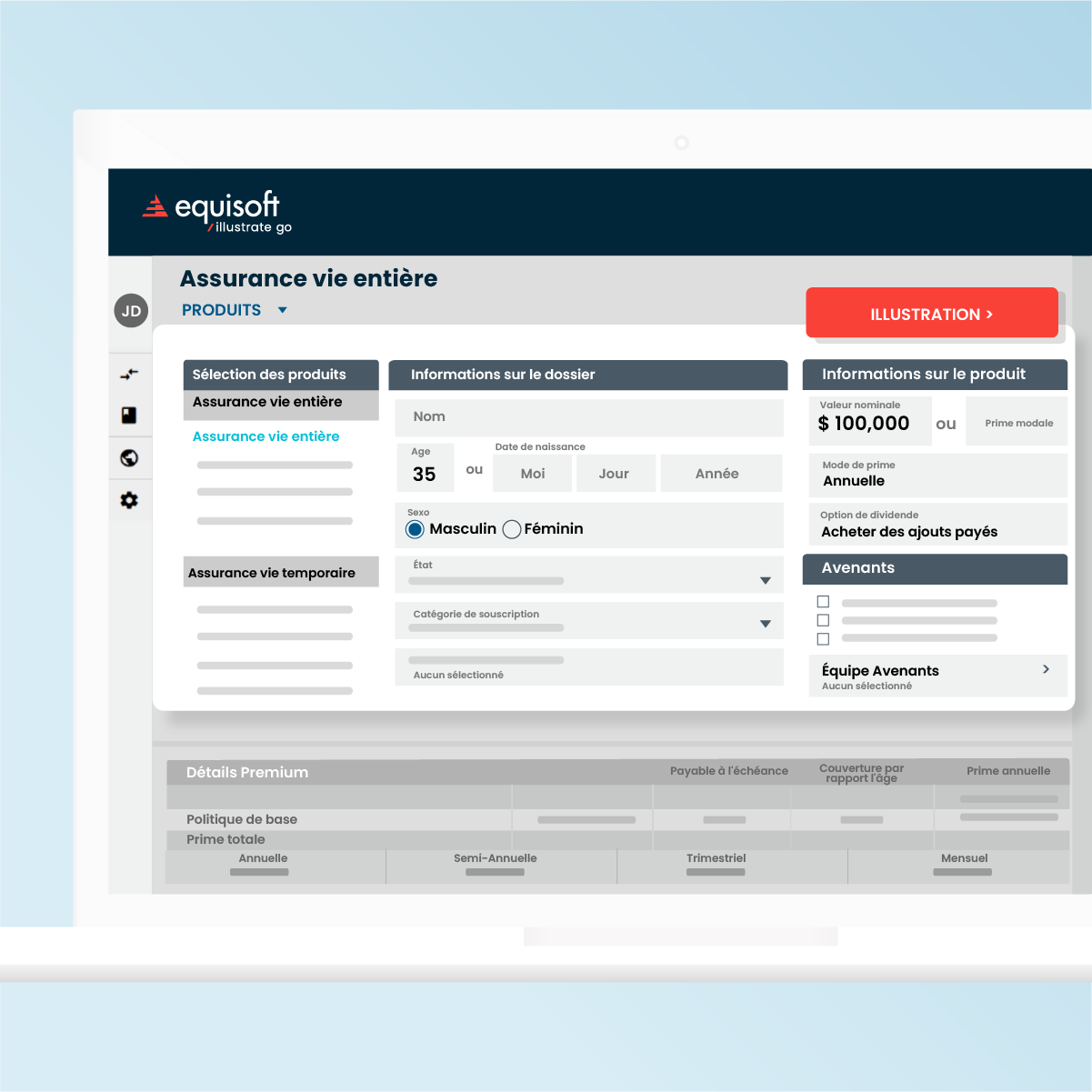 Equisoft illustrate GO all screenshots easy to use FR 03