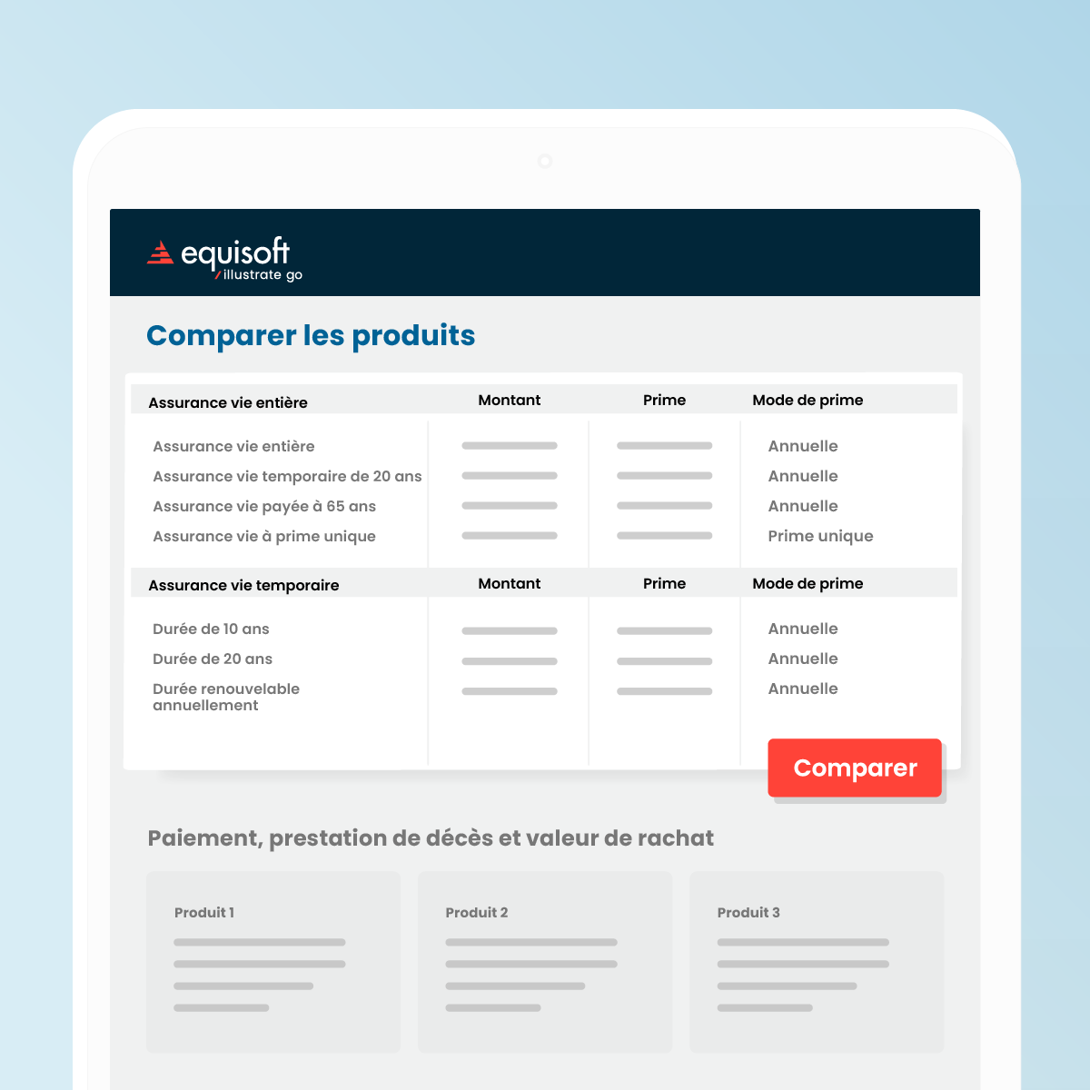 Equisoft illustrate GO all screenshots selling FR 01