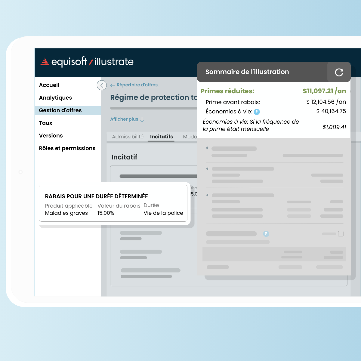 Illustrate Premium change Screenshot 1 FR