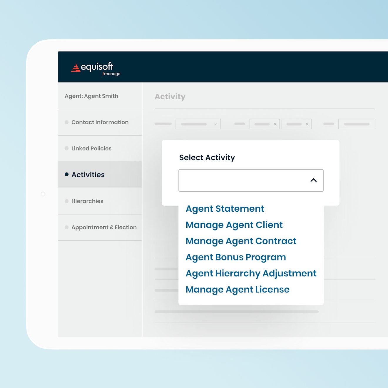 Life Insurance Policy Administration Software | Equisoft/manage