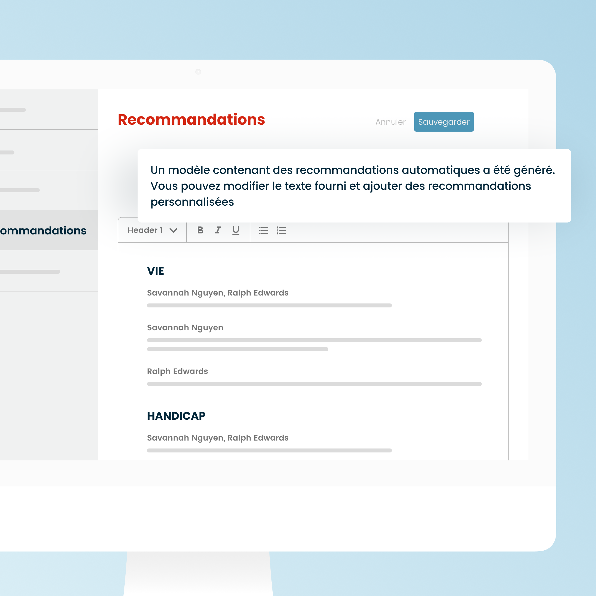 Plan Plan EN 1 3 Recommendations