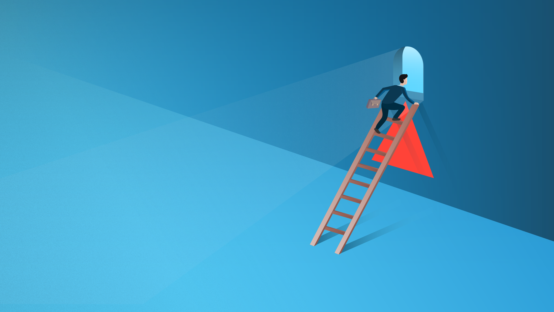 Stairs To Window 1920x1080